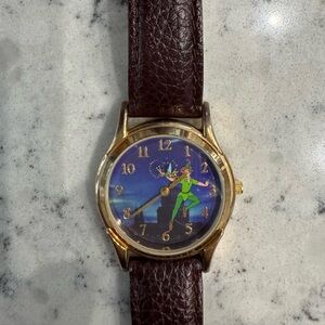 Disney Peter Pan watch. Needs new battery. Collectors piece